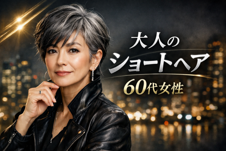 かっこいい 大人 ショート ヘア60代